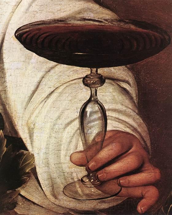 Caravaggio Bacchus (detail) gg Spain oil painting art