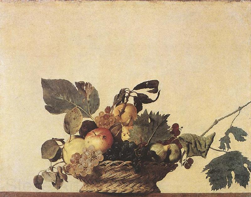 Caravaggio Basket of Fruit df Norge oil painting art