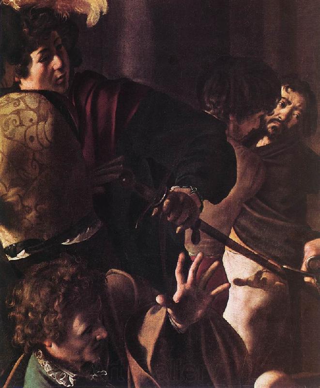 Caravaggio The Martyrdom of St Matthew (detail) fg Norge oil painting art