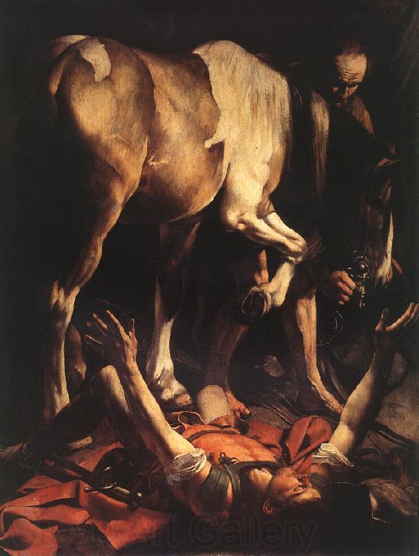 Caravaggio The Conversion on the Way to Damascus fgg France oil painting art