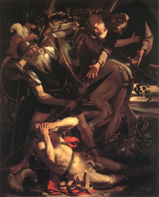 Caravaggio The Conversion of St. Paul dg Spain oil painting art