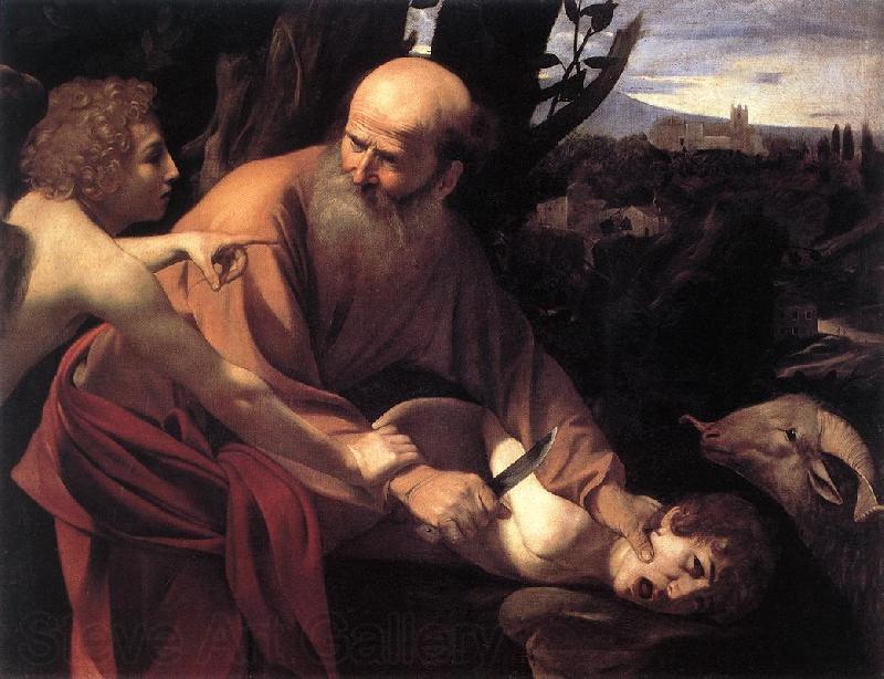 Caravaggio The Sacrifice of Isaac fdg Spain oil painting art
