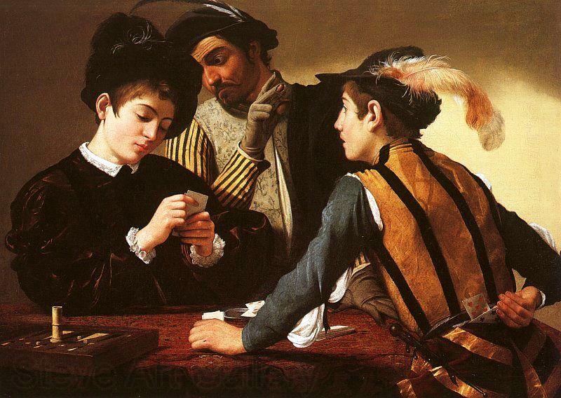 Caravaggio The Cardsharps Germany oil painting art