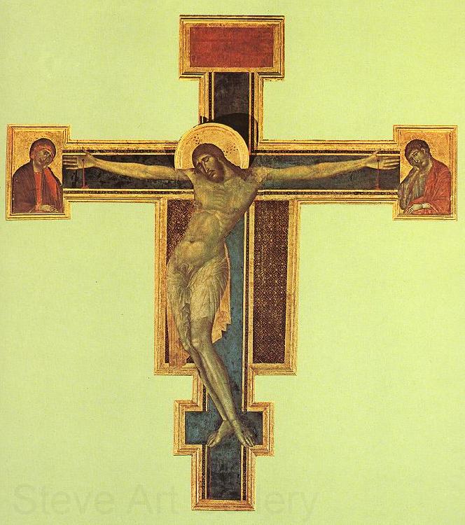 Cimabue Crucifix dfdhhj Norge oil painting art