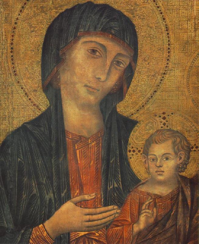 Cimabue The Madonna in Majesty (detail) fgjg Germany oil painting art