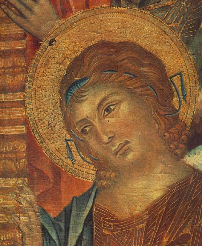 Cimabue The Madonna in Majesty (detail) dfg Norge oil painting art