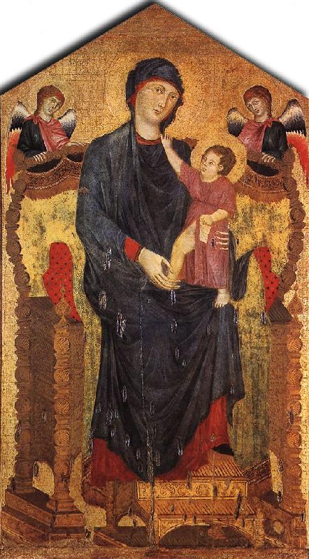 Cimabue Madonna Enthroned with the Child and Two Angels dfg France oil painting art