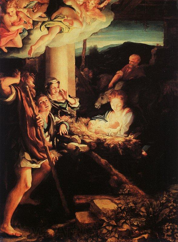 Correggio Adoration of the Shepherds Spain oil painting art