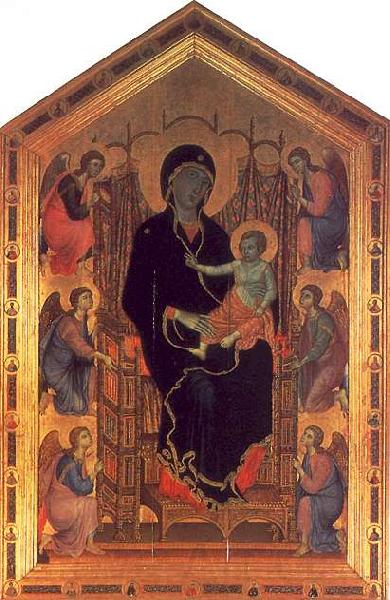 Duccio The Rucellai Madonna Norge oil painting art