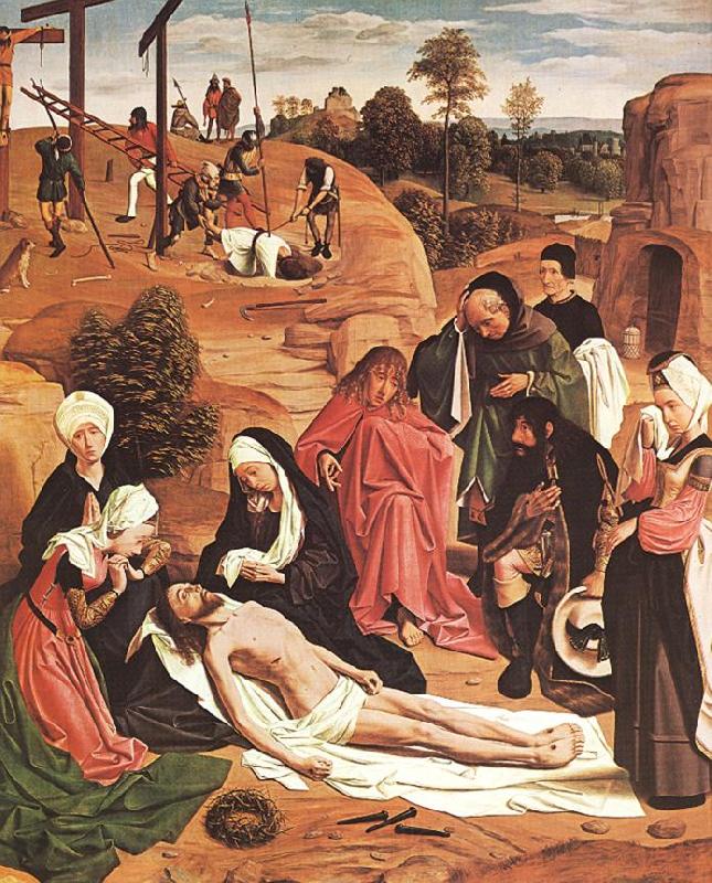GAROFALO Lamentation over the Dead Christ dfg Spain oil painting art