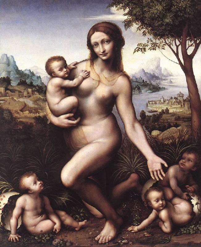 GIAMPIETRINO Leda dit France oil painting art