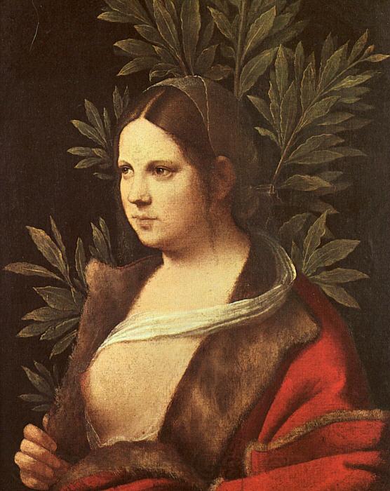 Giorgione Laura Germany oil painting art