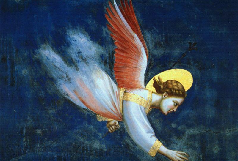 Giotto Detail of an Angel Norge oil painting art