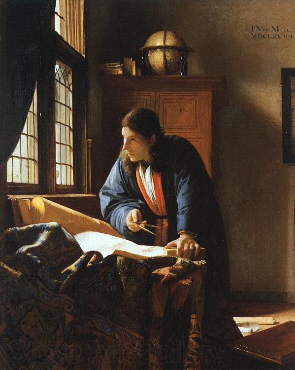 JanVermeer The Geographer Norge oil painting art