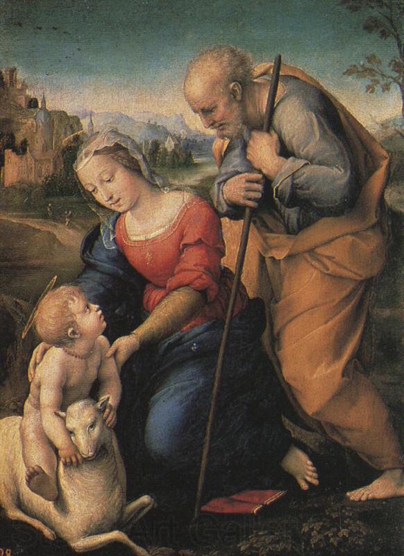 Raphael The Holy Family with a Lamb Norge oil painting art