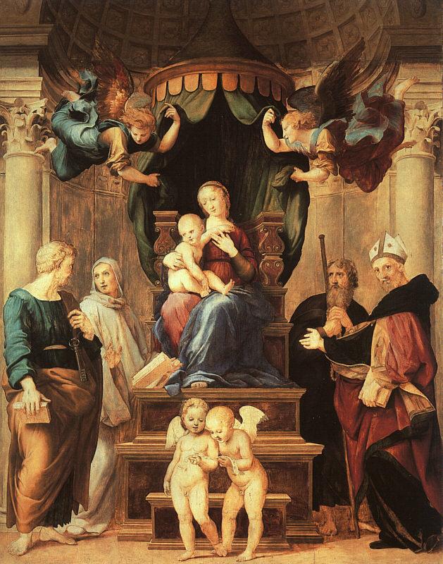 Raphael Madonna del Baldacchino Germany oil painting art