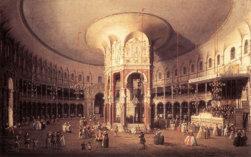 Canaletto London: Ranelagh, Interior of the Rotunda vf Spain oil painting art