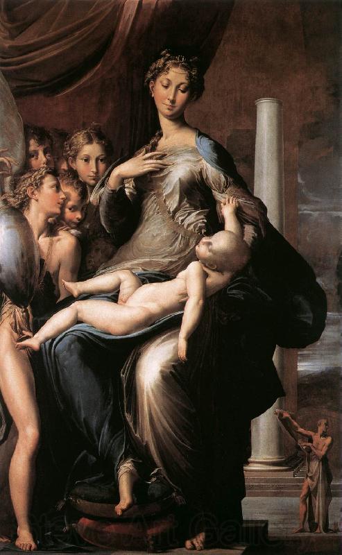 PARMIGIANINO Madonna dal Collo Lungo (Madonna with Long Neck) ga Norge oil painting art