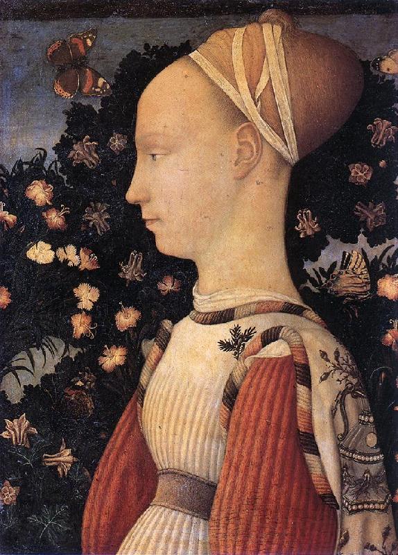 PISANELLO Portrait of a Princess of the House of Este  vhh Germany oil painting art