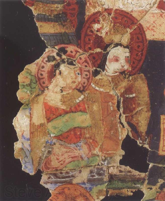 Bihzad Fragment of a Manichaean manuscript,with the Hindu gods Ganesh,Vishnu France oil painting art