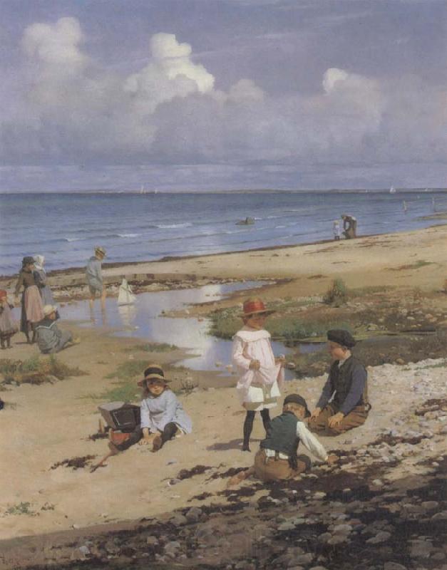 F.P.Henningsen A Summer-s Day Spain oil painting art