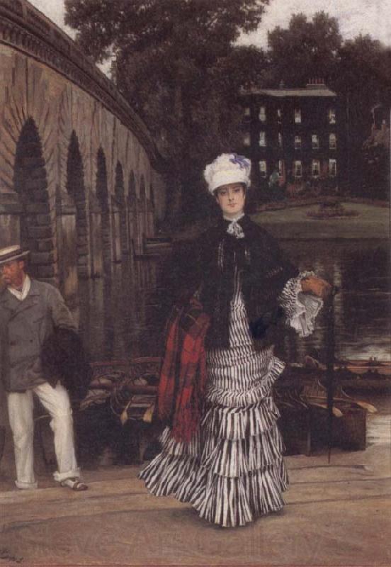 J.J.Tissot An Afternoon Excursion Spain oil painting art
