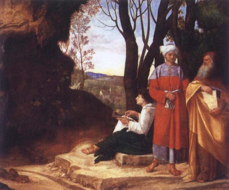 Giorgione The Three Philosophers France oil painting art