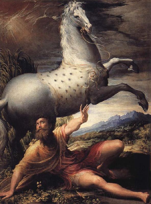 PARMIGIANINO The Conversion of Paul Spain oil painting art
