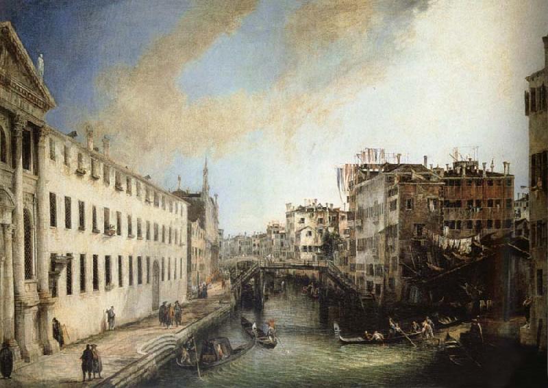 Canaletto Rio dei Mendicanti Spain oil painting art