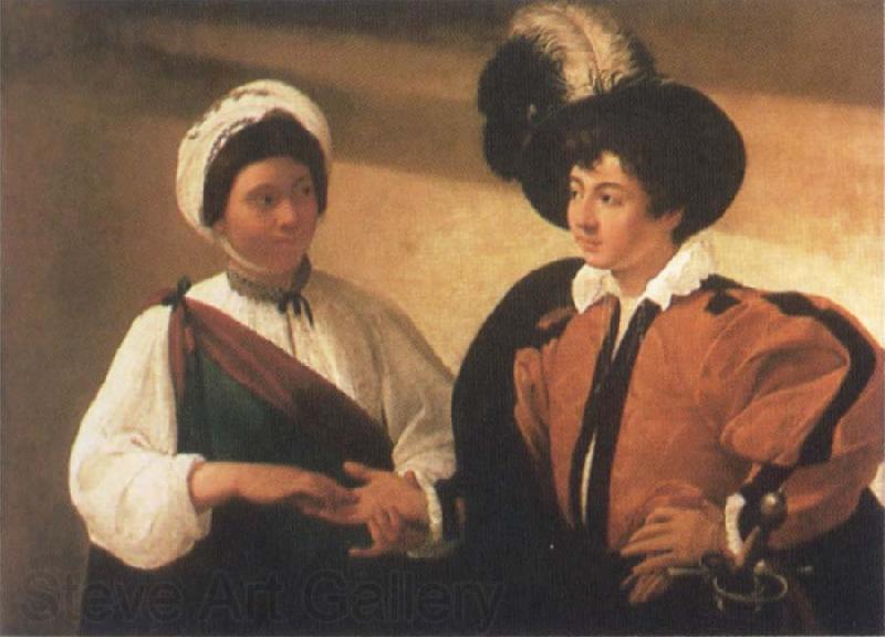 Caravaggio The Fortune-Teller France oil painting art