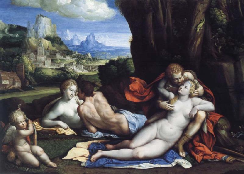 GAROFALO An Allegory of Love Spain oil painting art