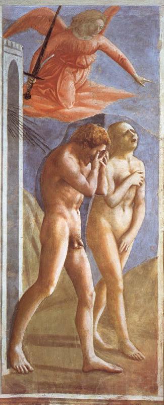 MASACCIO Verdrijving from the paradise Germany oil painting art