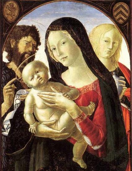 Neroccio Madonna and Child with St John the Baptist and St Mary Magdalene Norge oil painting art