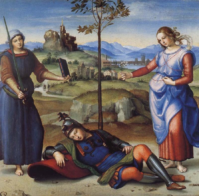 Raphael The Vision of a Knight Spain oil painting art