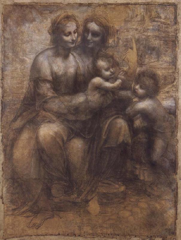 Raphael The Virgin and Child with Saint Anne and Saint John the Baptist Spain oil painting art