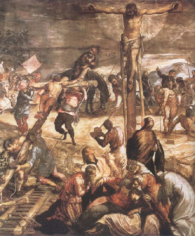 Tintoretto Crucifixion Spain oil painting art