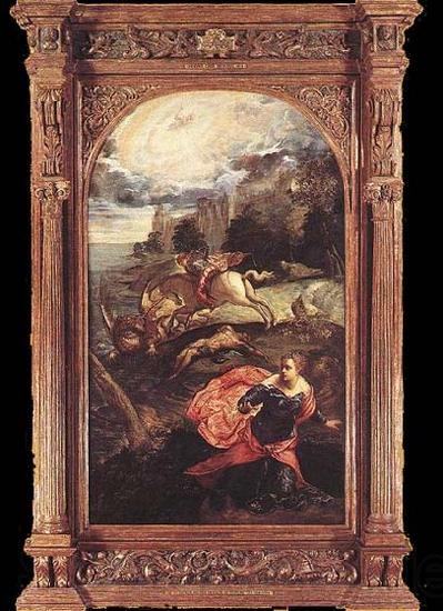 Tintoretto St. George and the Dragon Spain oil painting art