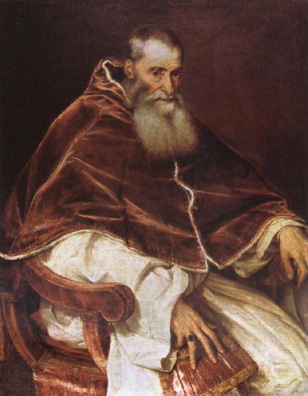 Titian Pope Paul III France oil painting art