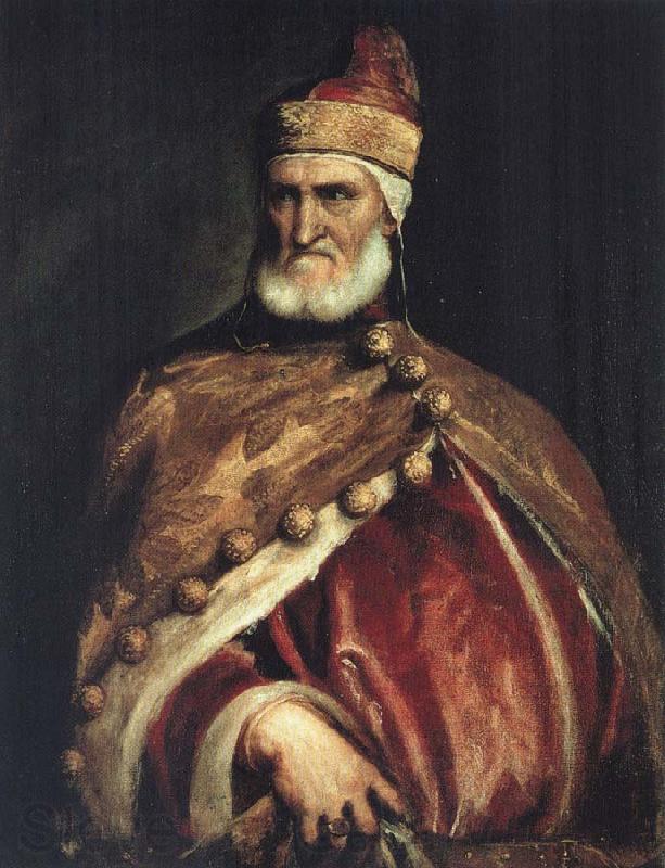 Titian Portrait of Doge Andrea Gritti Spain oil painting art