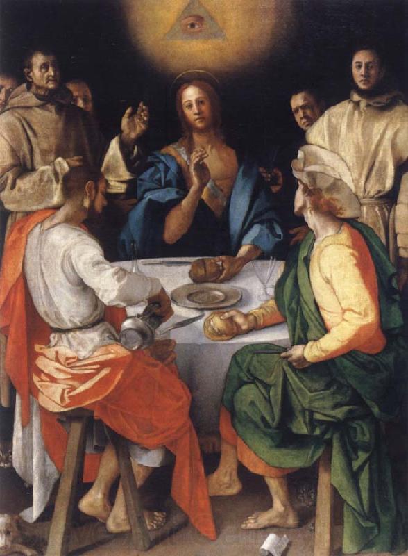 Pontormo The Mabl in Emmaus Norge oil painting art