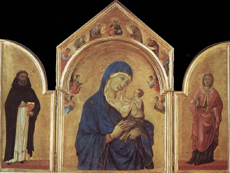 Duccio Virgin and Child Norge oil painting art