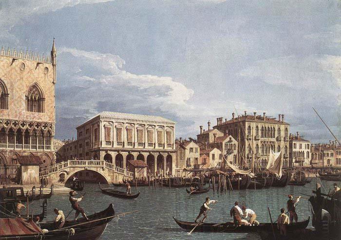 Canaletto The Molo and the Riva degli Schiavoni from the Bacino di San Marco France oil painting art