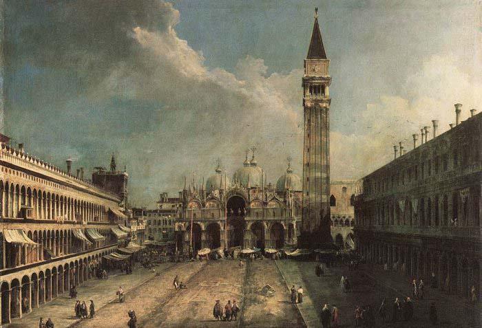 Canaletto Piazza San Marco Spain oil painting art