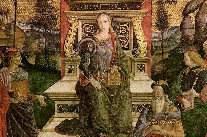 Pinturicchio The Arithmetic France oil painting art