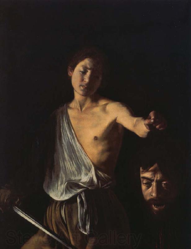 Caravaggio Portable head David Goliath Norge oil painting art