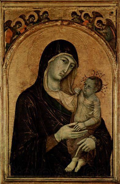 Duccio Madonna with Child. Norge oil painting art