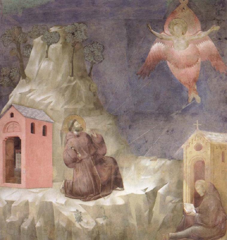 Giotto St.Francis Receiving the stigmata France oil painting art