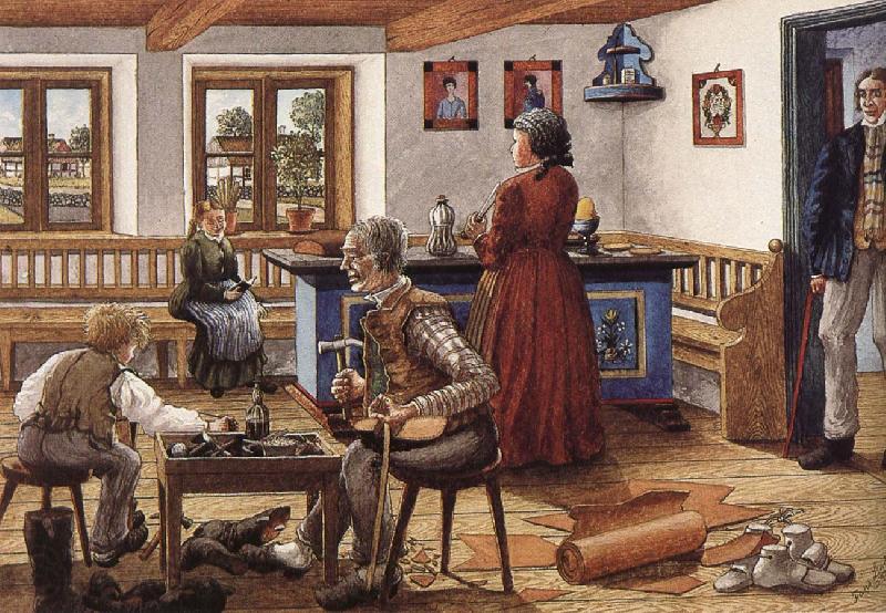 kulturen frans lindberg var egentligen de korationsmalare och hade maleri firma i smedstorp Norge oil painting art