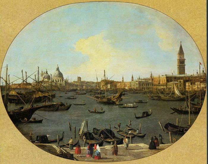Canaletto Venice Viewed from the San Giorgio Maggiore - Oil on canvas Germany oil painting art