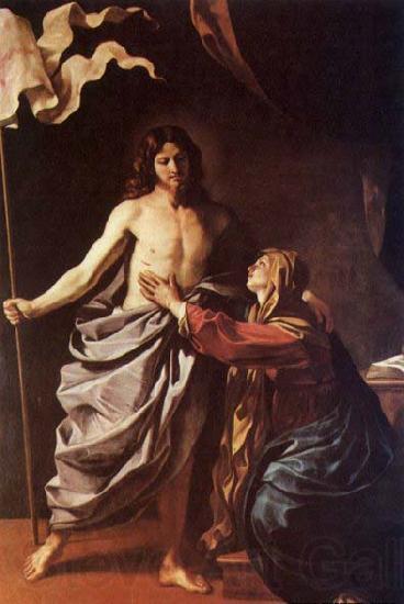 GUERCINO Apparition of Christ to the Virgin Spain oil painting art